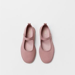 NWT ZARA FABRIC BALLET FLATS